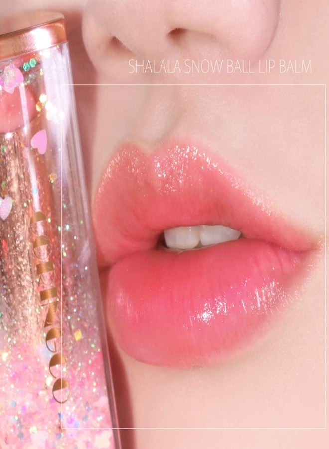 CORINGCO Sparkle Cute Changes Color Lip Balm #03 Swan Lake｜Colored Lip Cream Lip Gloss, Glitter Lip Care Lip Pack Birthday Gift Glitter Gift Sequin Shiny Spangle Lipbalm crema de labios de color - Image 3